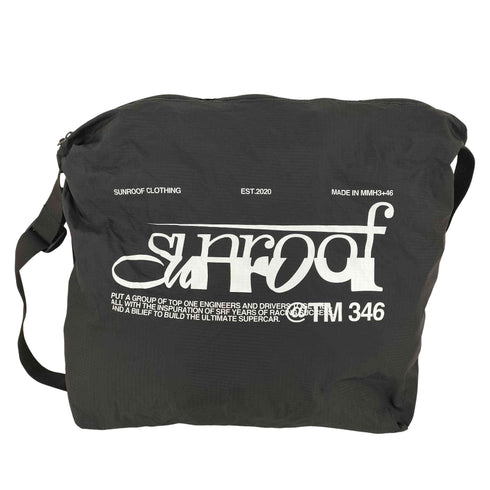 サンルーフ sunroof sunroof half logo nylon ripstop shoulder bag メンズ