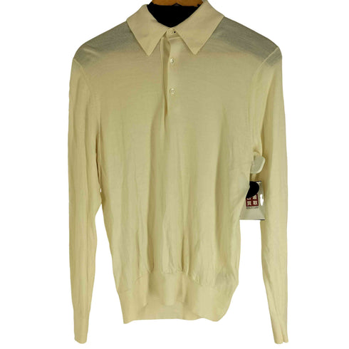 トゥモローランドトリコ TOMORROWLAND tricot 23aw Super120'S KNIT POLO スーパーファインメリノウール ニットポロシャツ メンズ import:S