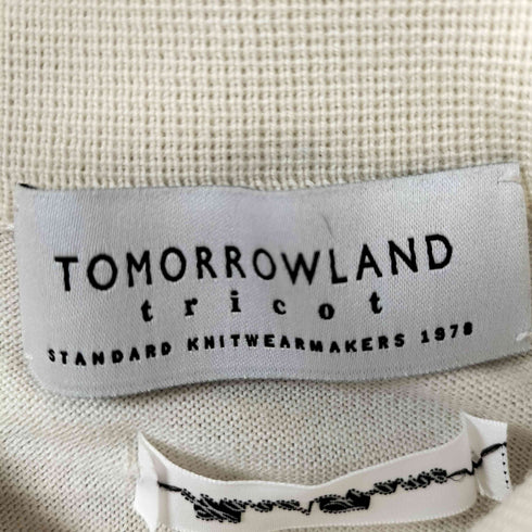 トゥモローランドトリコ TOMORROWLAND tricot 23aw Super120'S KNIT POLO スーパーファインメリノウール ニットポロシャツ メンズ import:S