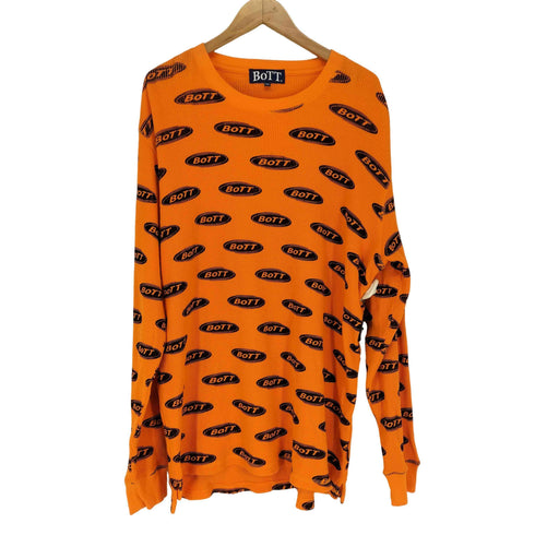 ボット BOTT 総柄ワッフルカットソー メンズ XXL