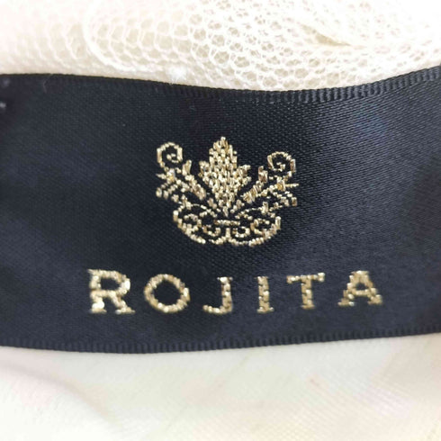 ロジータ Rojita フリルレース ボータイ ブラウス レディース FREE