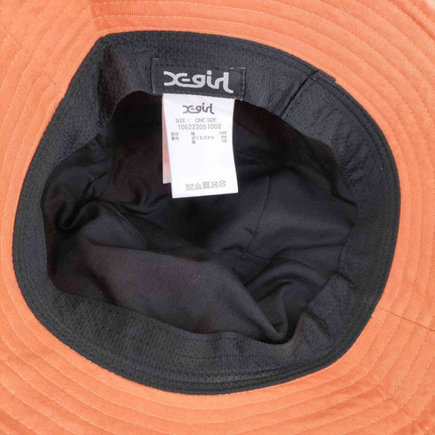 エックスガール X-girl LOGO BUCKET HAT X-girl レディース ONE SIZE