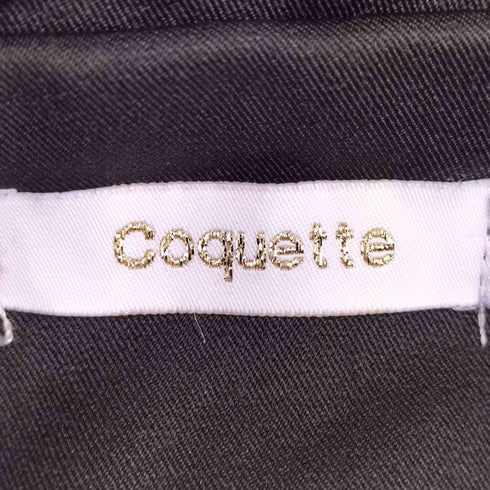 コケット Coquette シアーフリルドッキング テーラード ワンピース レディース FREE