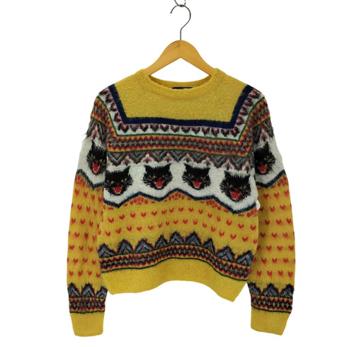 ヒステリックグラマー HYSTERIC GLAMOUR BLACK CATジャカード プルオーバー レディース ONE SIZE