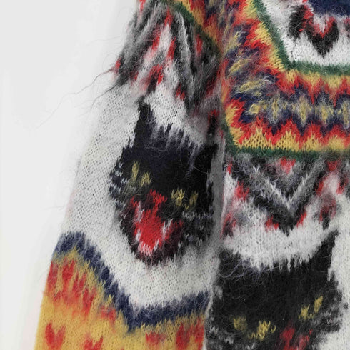 ヒステリックグラマー HYSTERIC GLAMOUR BLACK CATジャカード プルオーバー レディース ONE SIZE
