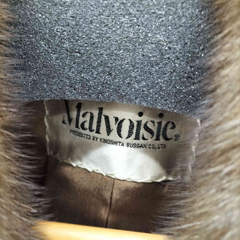 MALVOISIE }リアルファーコート レディース JPN:9号