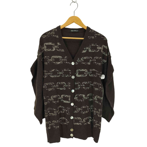 ヒステリックグラマー HYSTERIC GLAMOUR スカルチェーンデザイン ニットカーディガン Y2K レディース