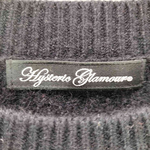 ヒステリックグラマー HYSTERIC GLAMOUR BEAR LACE ワッフル編み プルオーバー メッシュ切替 Y2K レディース