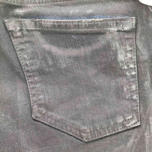 ヒステリックグラマー HYSTERIC GLAMOUR スタッズ コーティング加工 スキニーデニムパンツ Y2K archive レディース JPN:M