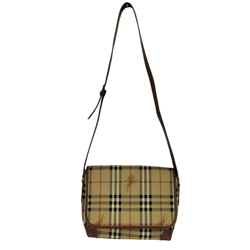 バーバリーロンドン BURBERRY LONDON シャドーホース ノヴァチェック レザーショルダーバッグ レディース