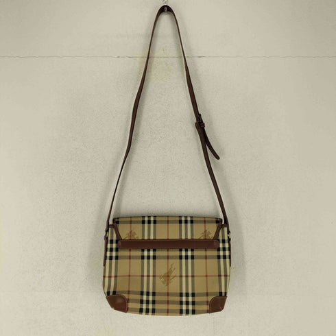 バーバリーロンドン BURBERRY LONDON シャドーホース ノヴァチェック レザーショルダーバッグ レディース