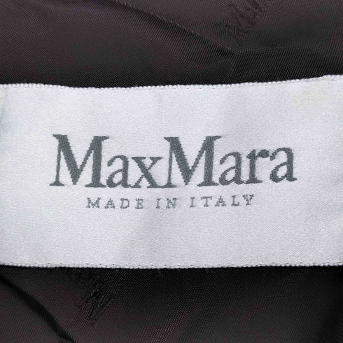 マックスマーラ MAX MARA 白タグ ウールチェスターコート レディース 38