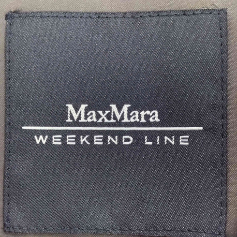 マックスマーラウィーケンドライン Max Mara WEEKEND LINE レオパード転写柄 ラウンドネックダウンジャケット レディース 40