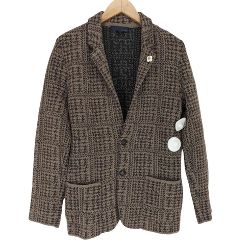 ラルディー二 LARDINI ニットテーラードジャケット メンズ JPN:S