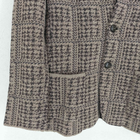 ラルディー二 LARDINI ニットテーラードジャケット メンズ JPN:S