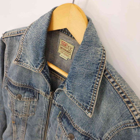 リーバイス Levis ジップデニムジャケット ショートホーンタグ復刻 TALONジップ メンズ import:M