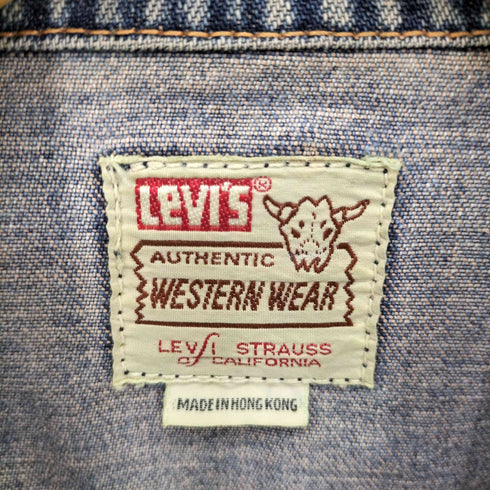 リーバイス Levis ジップデニムジャケット ショートホーンタグ復刻 TALONジップ メンズ import:M