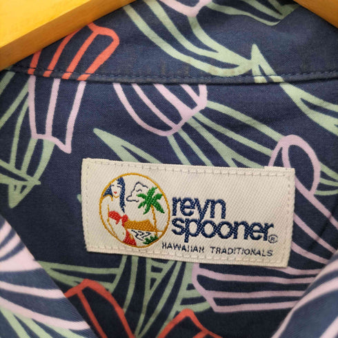 レインスプーナー Reyn Spooner 別注 チャイナボタン 半袖 シャツ メンズ JPN:S