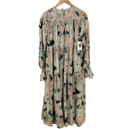 エイミーイストワール eimy istoire MARGOT FOWER ギャザーロングワンピース レディース