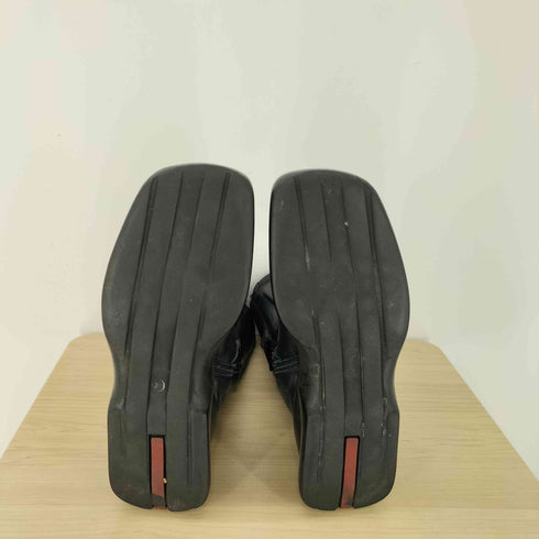 プラダ PRADA AW1999 MOTO LEATHER BOOTS レディース EUR:37