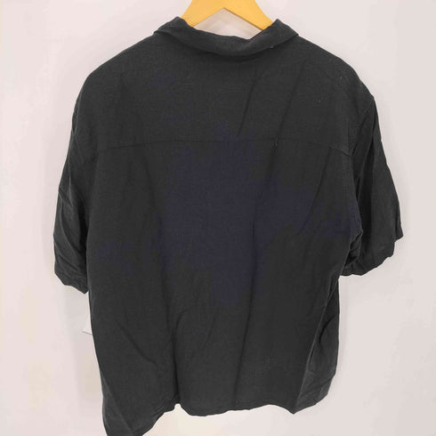 エイチアンドエム H&M レーヨン プリント 開襟 S/S シャツ メンズ import:M