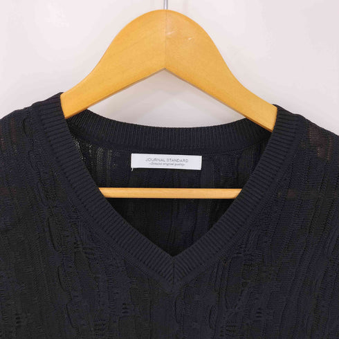 ジャーナルスタンダード JOURNAL STANDARD MONO 3D PATTERN ジャカードニットベスト メンズ JPN:M