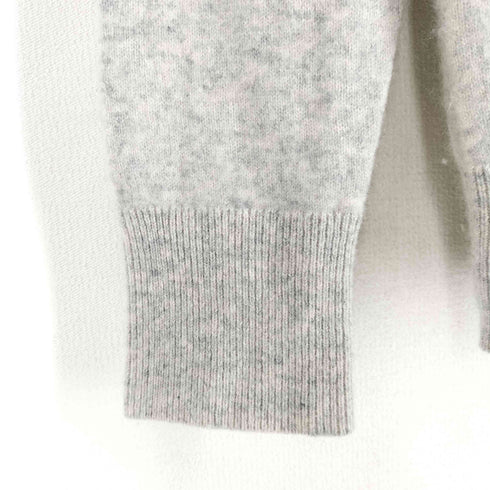 アバクロンビーアンドフィッチ Abercrombie & Fitch ロゴ刺繍 カシミヤ100 Vネックニット レディース import:S