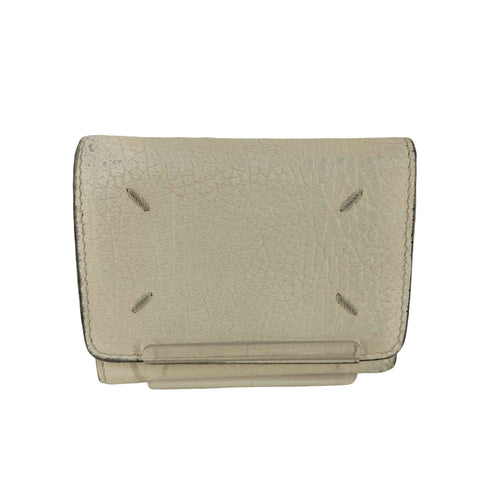 メゾンマルジェラ Maison Margiela ZIP COMPACT TRI FOLD WALLET メンズ