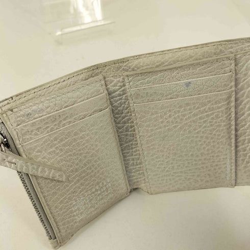 メゾンマルジェラ Maison Margiela ZIP COMPACT TRI FOLD WALLET メンズ