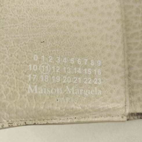 メゾンマルジェラ Maison Margiela ZIP COMPACT TRI FOLD WALLET メンズ