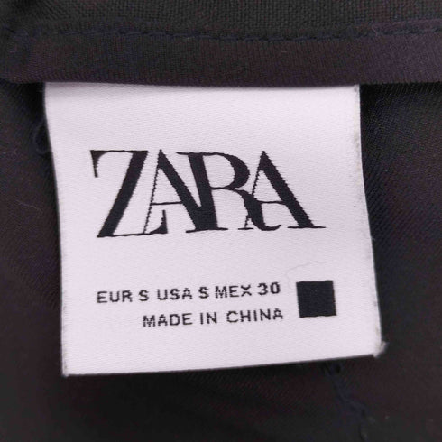 ザラ ZARA タックワイドパンツ ストレート バギーパンツ メンズ import:S