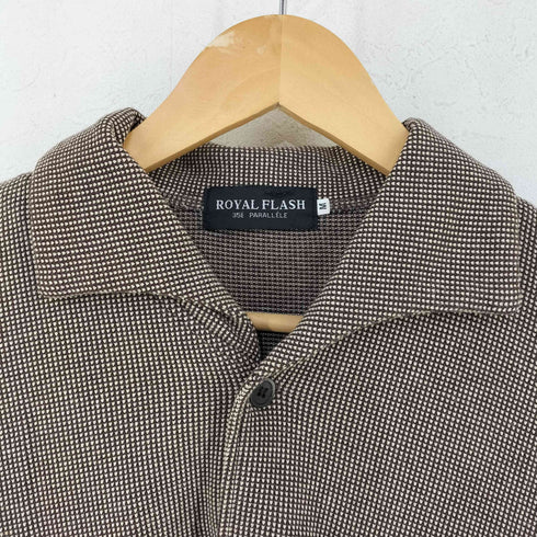 ROYAL FLASH ドット サーマル 開襟シャツ メンズ import:M
