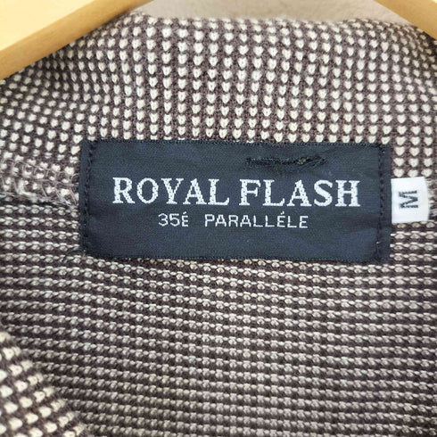ROYAL FLASH ドット サーマル 開襟シャツ メンズ import:M