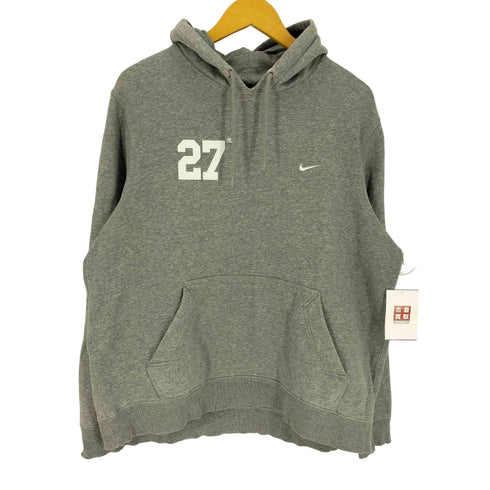 ナイキ NIKE athletic dept ナンバリング 27 スウッシュ 刺繍 ベースボールチーム ロゴ プルオーバー パーカー メンズ import:XL