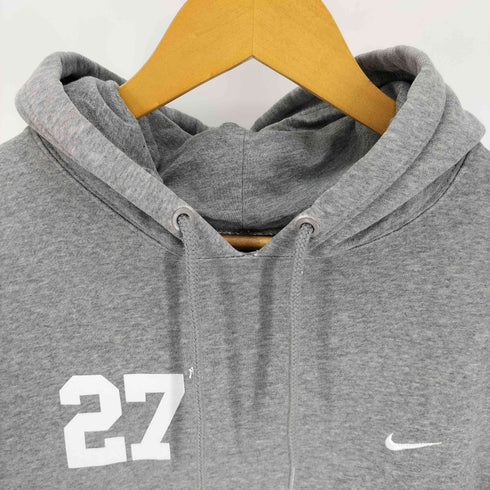 ナイキ NIKE athletic dept ナンバリング 27 スウッシュ 刺繍 ベースボールチーム ロゴ プルオーバー パーカー メンズ import:XL