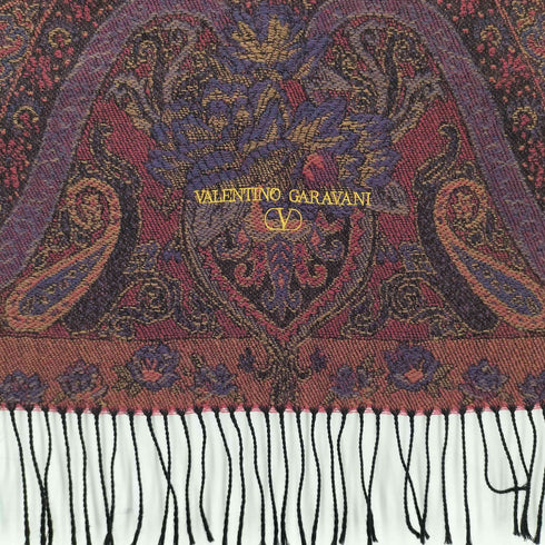 ヴァレンティノガラヴァーニ VALENTINO GARAVANI 花柄 ウール マフラー レディース