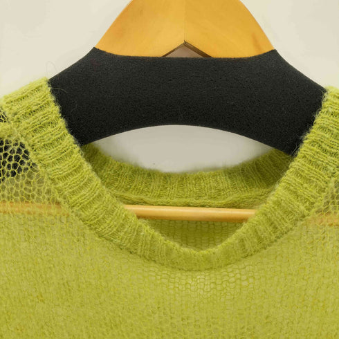 メゾンスペシャル MAISON SPECIAL Bright Logo Sheer Knitwear レディース FREE