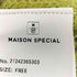 メゾンスペシャル MAISON SPECIAL Bright Logo Sheer Knitwear レディース FREE