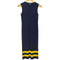 ポロバイラルフローレン Polo by RALPH LAUREN MERINO WOOL 裾ライン ノースリーブ ニット ワンピース レディース import:S