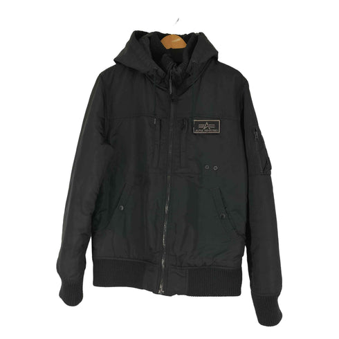 アルファインダストリーズ ALPHA INDUSTRIES フーテッドリブジャケット HOODED RIB JACKET メンズ JPN:XL