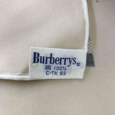 バーバリーズ BURBERRYS ノバチェック柄シルクストール レディース
