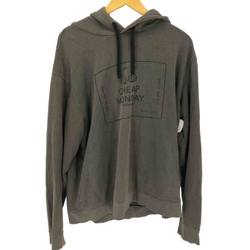 チープマンデー CHEAP MONDAY BOX LOGO HOOD PULLOVER メンズ import:M
