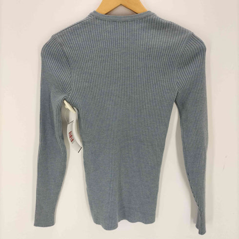 アーペーセー A.P.C. フランス製 ウールVネックリブニット レディース