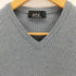 アーペーセー A.P.C. フランス製 ウールVネックリブニット レディース