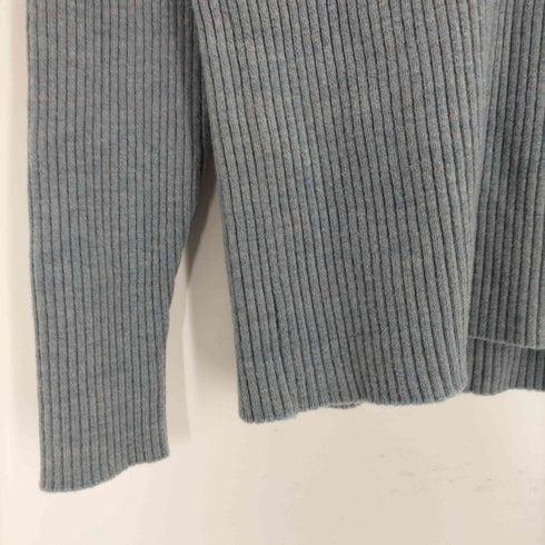 アーペーセー A.P.C. フランス製 ウールVネックリブニット レディース