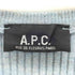 アーペーセー A.P.C. フランス製 ウールVネックリブニット レディース