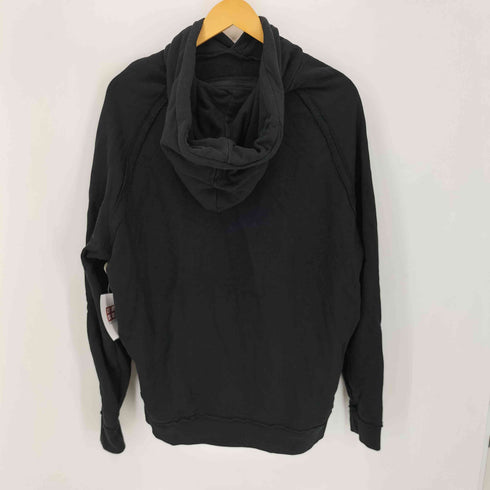 オールセインツ ALLSAINTS DIVERGE OTH HOOD インサイドアウト ロゴプリント アシンメトリー プルオーバーパーカー メンズ import:S