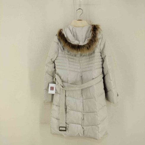 EMILYAN ラクーンファー パデッドコート レディース 9AR
