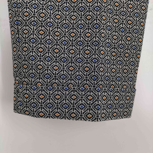 エトロ ETRO 総柄 センタープレスパンツ レディース 44