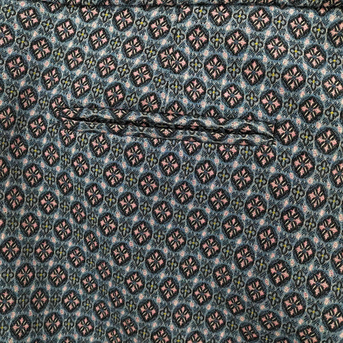 エトロ ETRO 総柄 センタープレスパンツ レディース 44